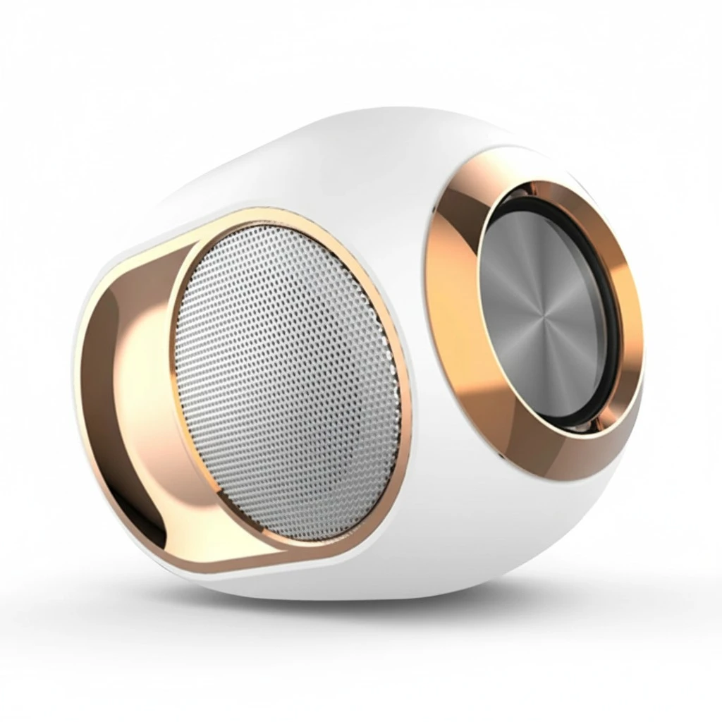 X6 Portable Mini Wireless Speaker Bass Soundbar Subwoofer Wireless Loudspeaker TWS Support TF Audio Music Player Speaker (White)