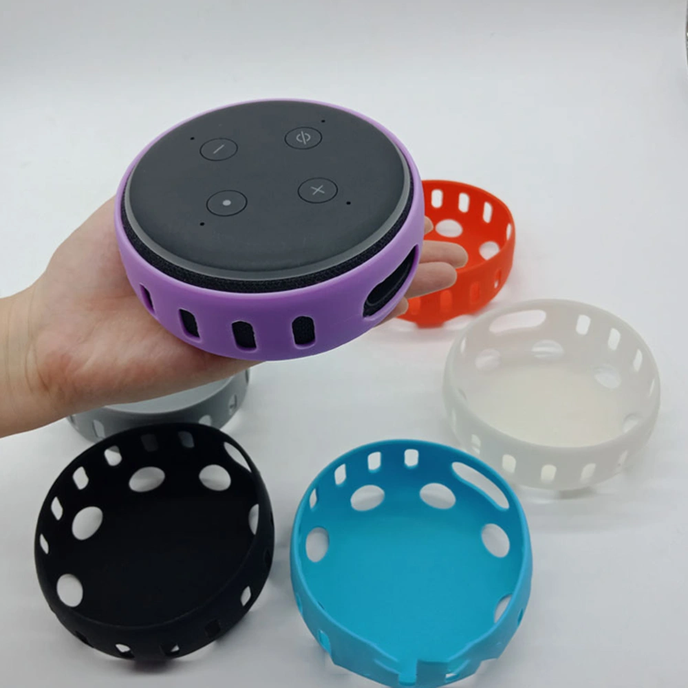 1pc Practical Silicone Protective Speaker CoverCompatible for Echo Dot3