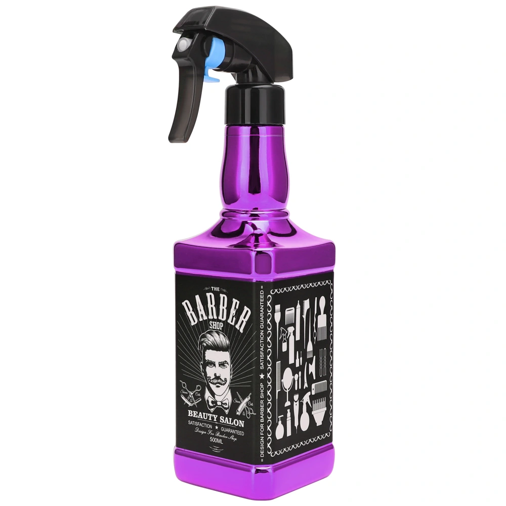 Barbershop Spray Bottle Retro Empty Spray Bottle Multifunctional Sprayer Dispenser(500ml)