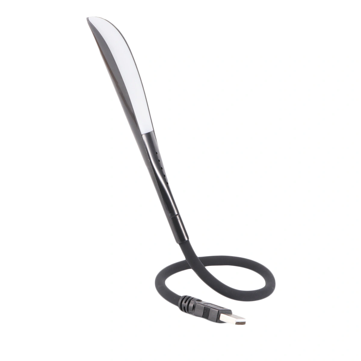 Touch Control Lamp USB Night Light Bedroom Lamp Practical Laptop Lamp LED Light (Black)