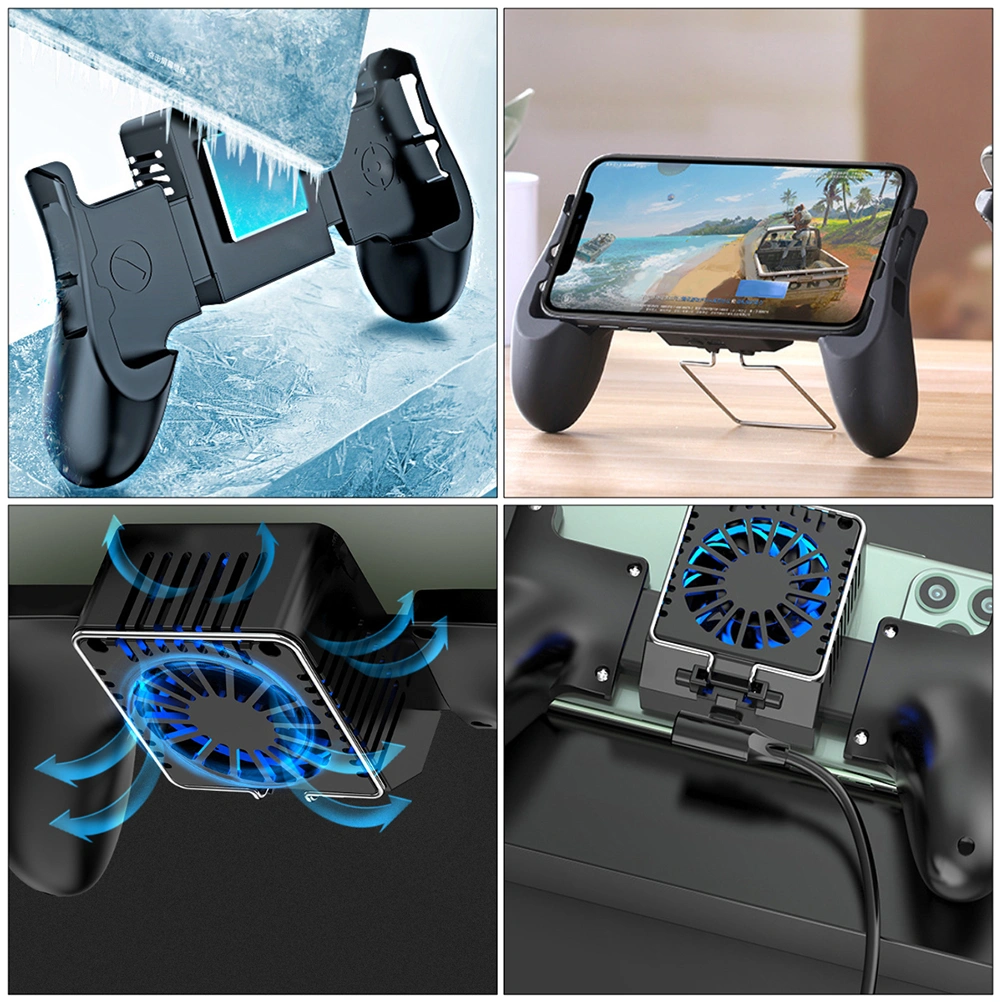 Semi-Conducting Mute Phone Radiator Mobile Game Auxiliary Gamepad Joystick