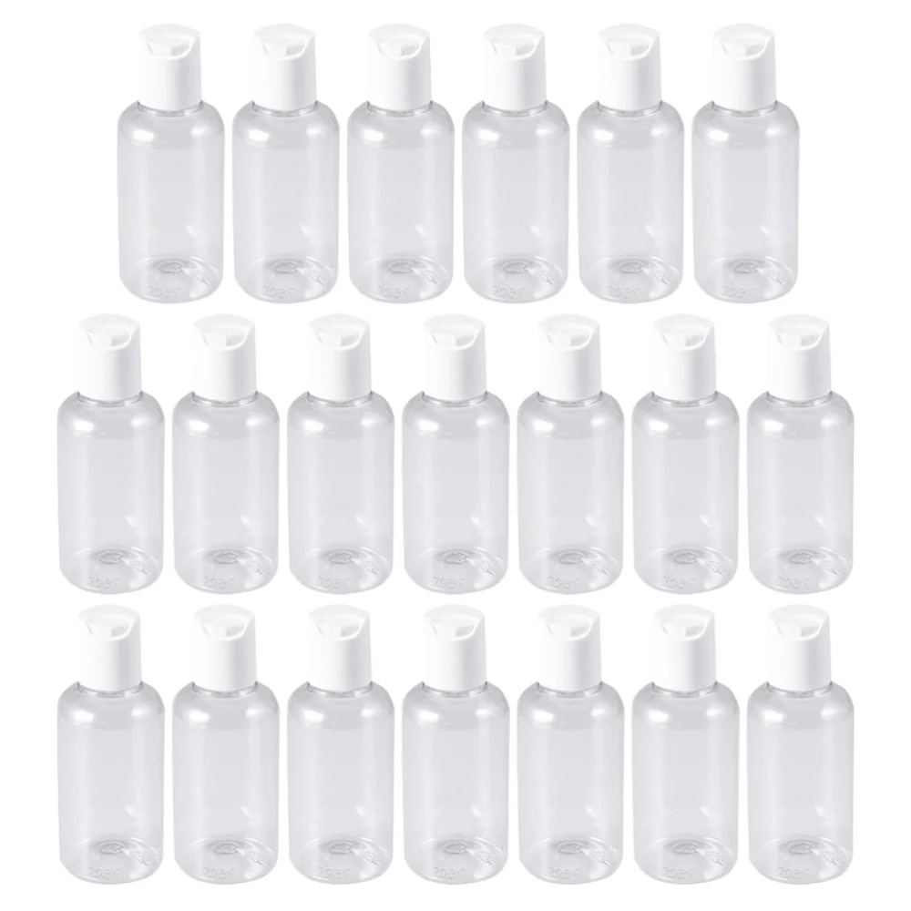 20PCS 50ML Sub Bottle Empty Lotion Refillable Bottle Portable Travel Bottle