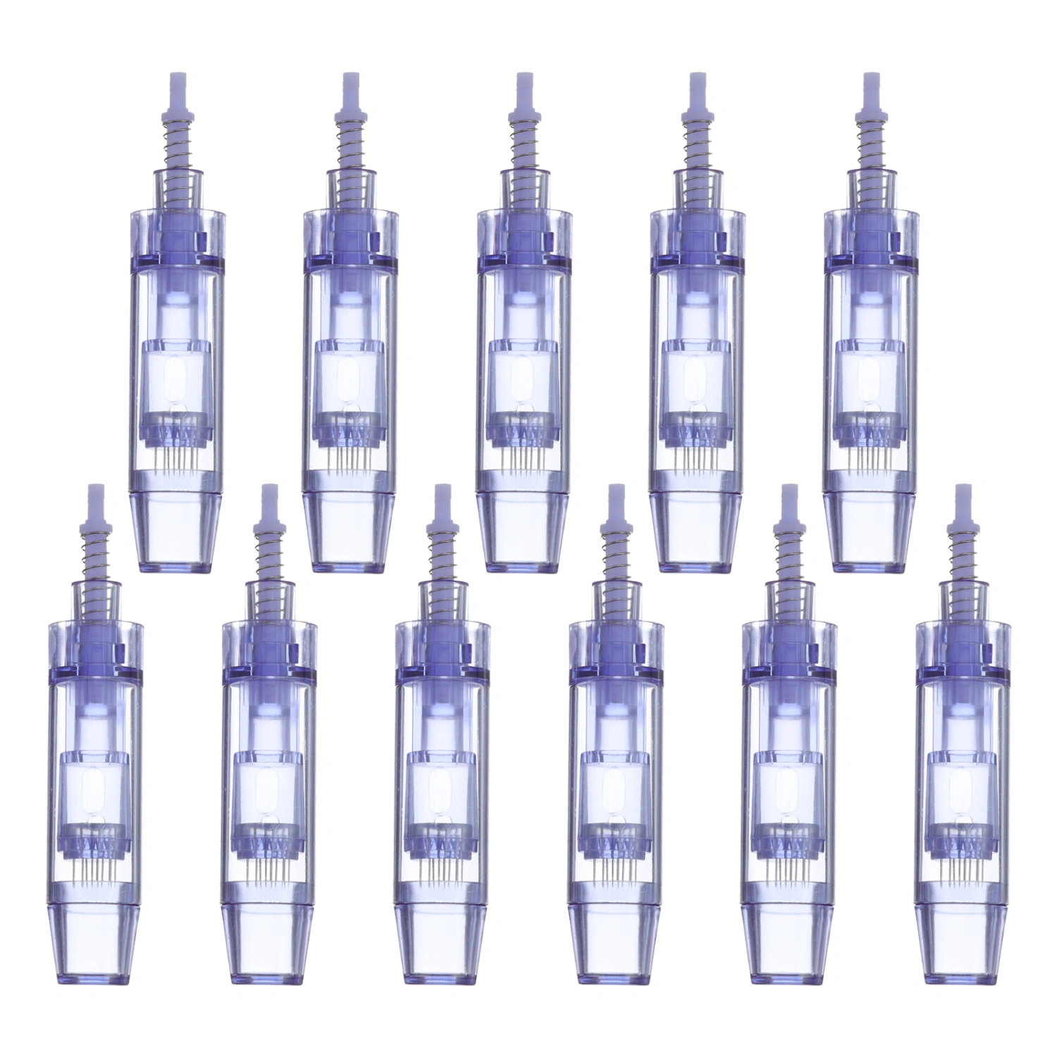 11 PCS 12 Pin Microneedling Replacement Cartridge Beauty Disposable Salon Needle
