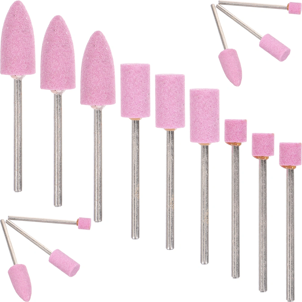 15pcs Grinding Stone Set Sanding Drill Bits Rotary Tool Grinding Stones Bits