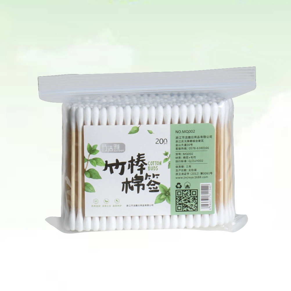 200Pcs Double Tipped Cotton Swabs Applicator Multipurpose Cotton Buds Swab for Makeup Cleaning Remover