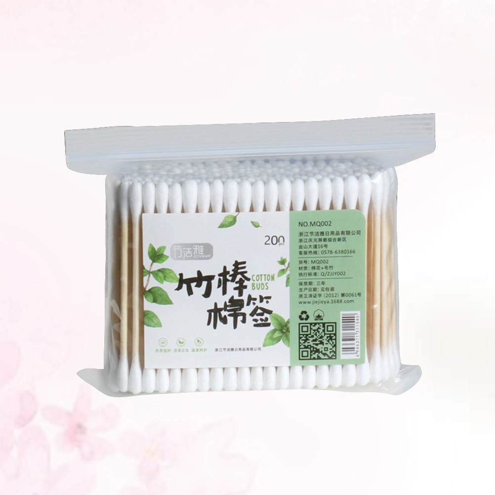 200Pcs Double Tipped Cotton Swabs Applicator Multipurpose Cotton Buds Swab for Makeup Cleaning Remover