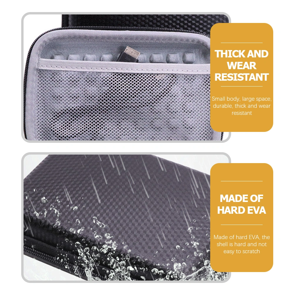 Travel Power Bank Carrying Case USB Cable Organizer Electronic Accessories