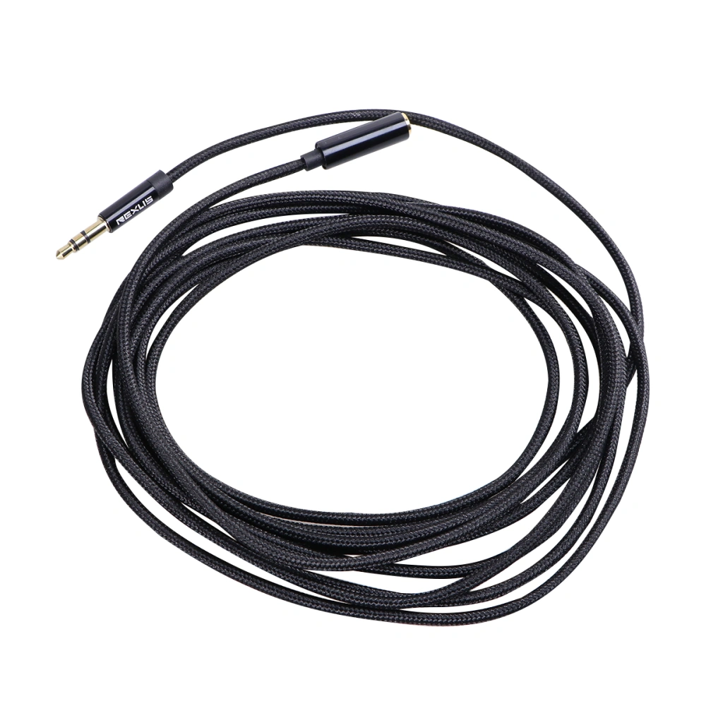 3.5mm 3 Meters Long Stereo Male-to-female Headphone Extension Line(Black)