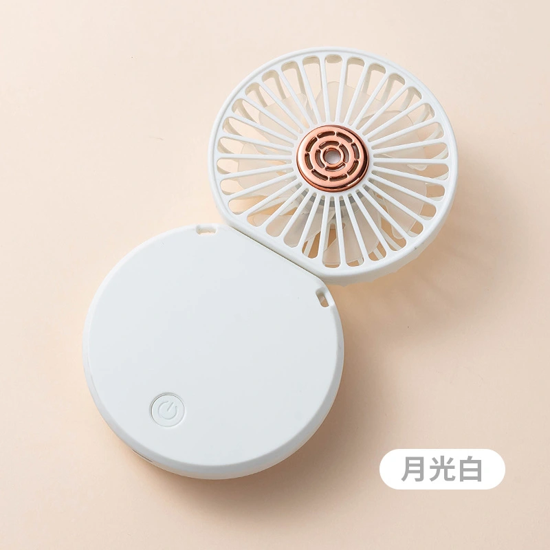 Neck Hanging Fan Rechargeable Handheld Fan Folding Desktop Fan Small Personal Fan