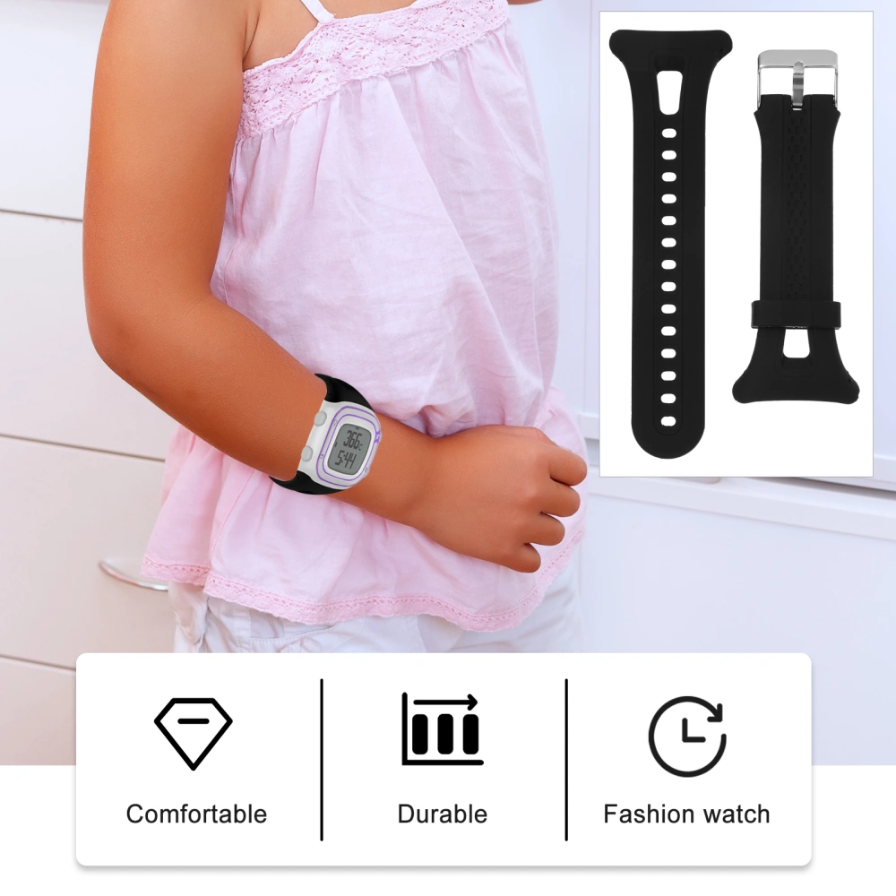 Quick Release Watch Strap Silicone Watchband Compatible for Forerunner10/15