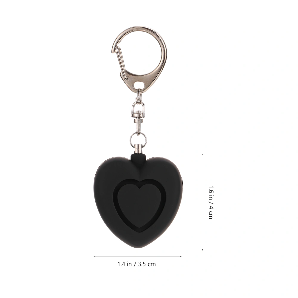 Safe Sound Personal Alarm Heart Shaped Personal Security Alarm Keychain with Lights