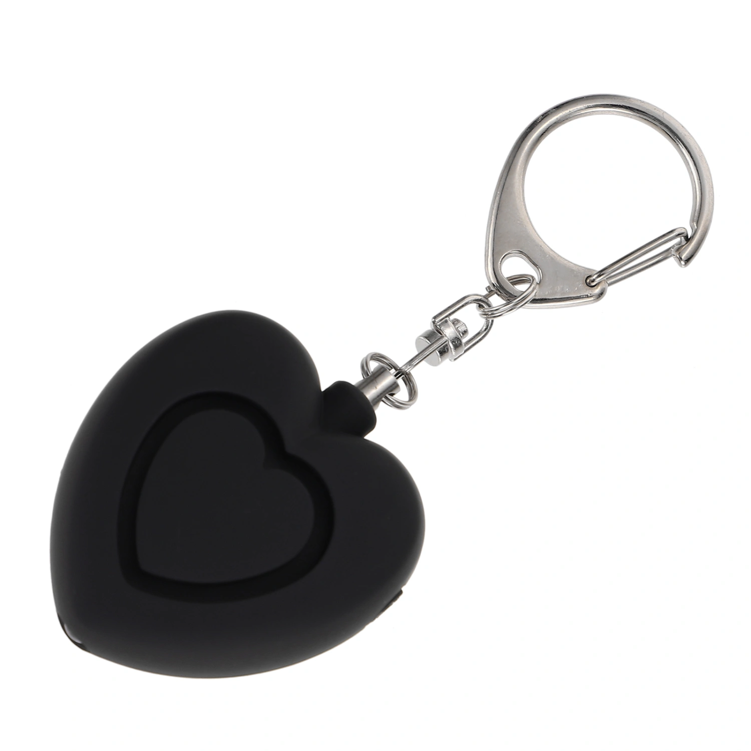 Safe Sound Personal Alarm Heart Shaped Personal Security Alarm Keychain with Lights