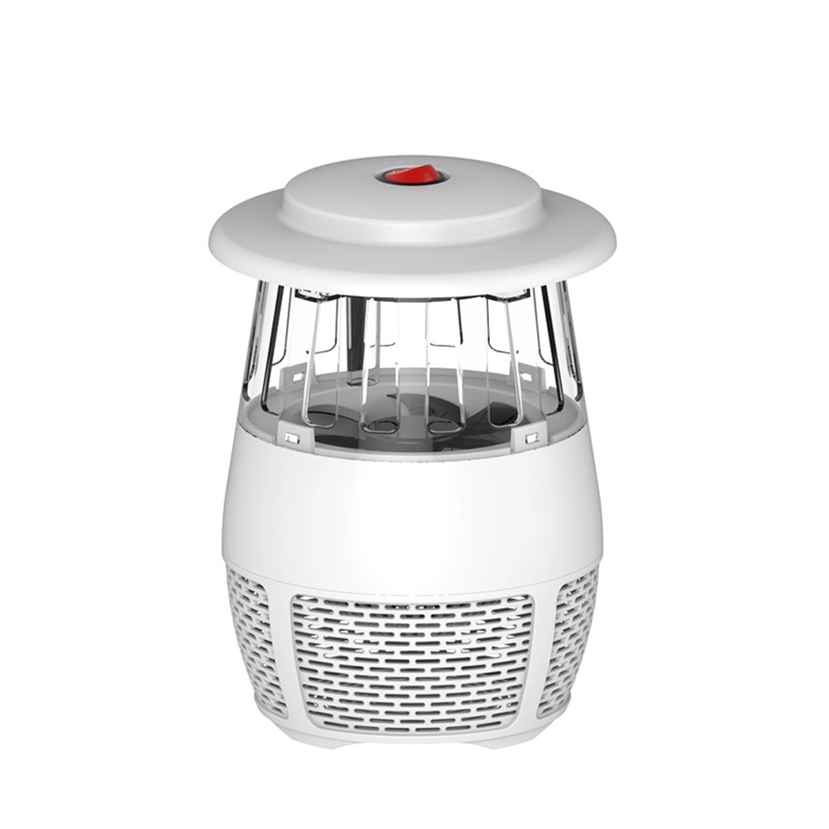 Household Electric Mosquito Killer Lamp Zapper USB Mosquito Killer LED Mute UV Lamp Light Mosquito Trap for Home Office Use (White)