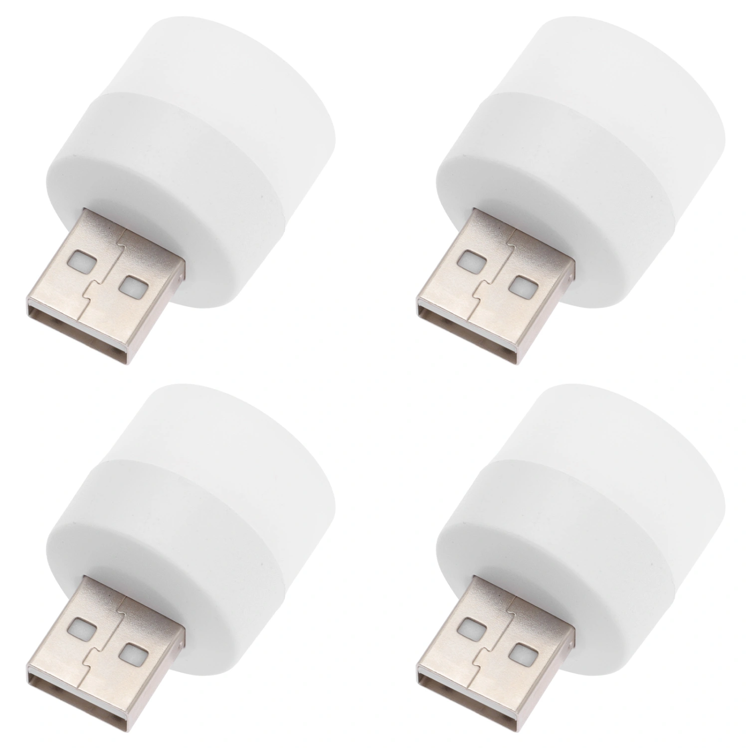 4Pcs Portable Night Lamp USB Charging Lamp Student Sturdy Lamp Atmosphere Lamp