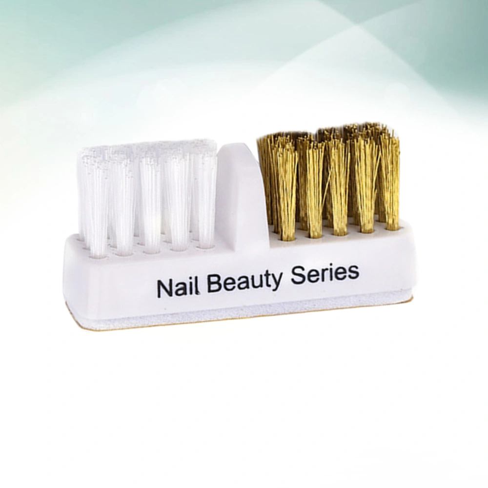 3pcs Nail Polisher Cleaning Brush Nail Polisher Head Brush Nail Grinding Head Brush (Random Printing Word)