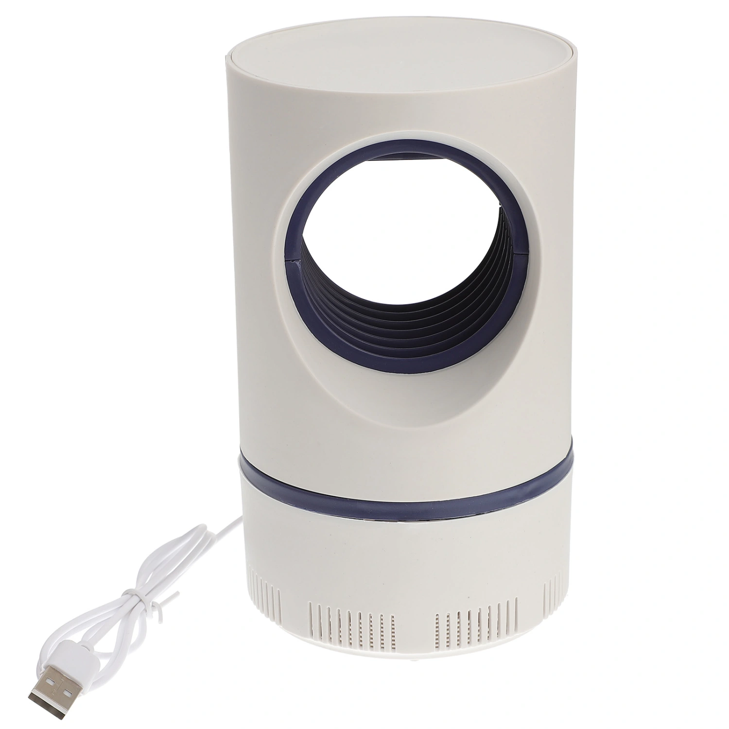USB Photocatalyst Mosquito Killer Light Mosquito Lamp Convenient Mosquito Zapper Light Household Mosquito Killer for Home Office - Size S (White)
