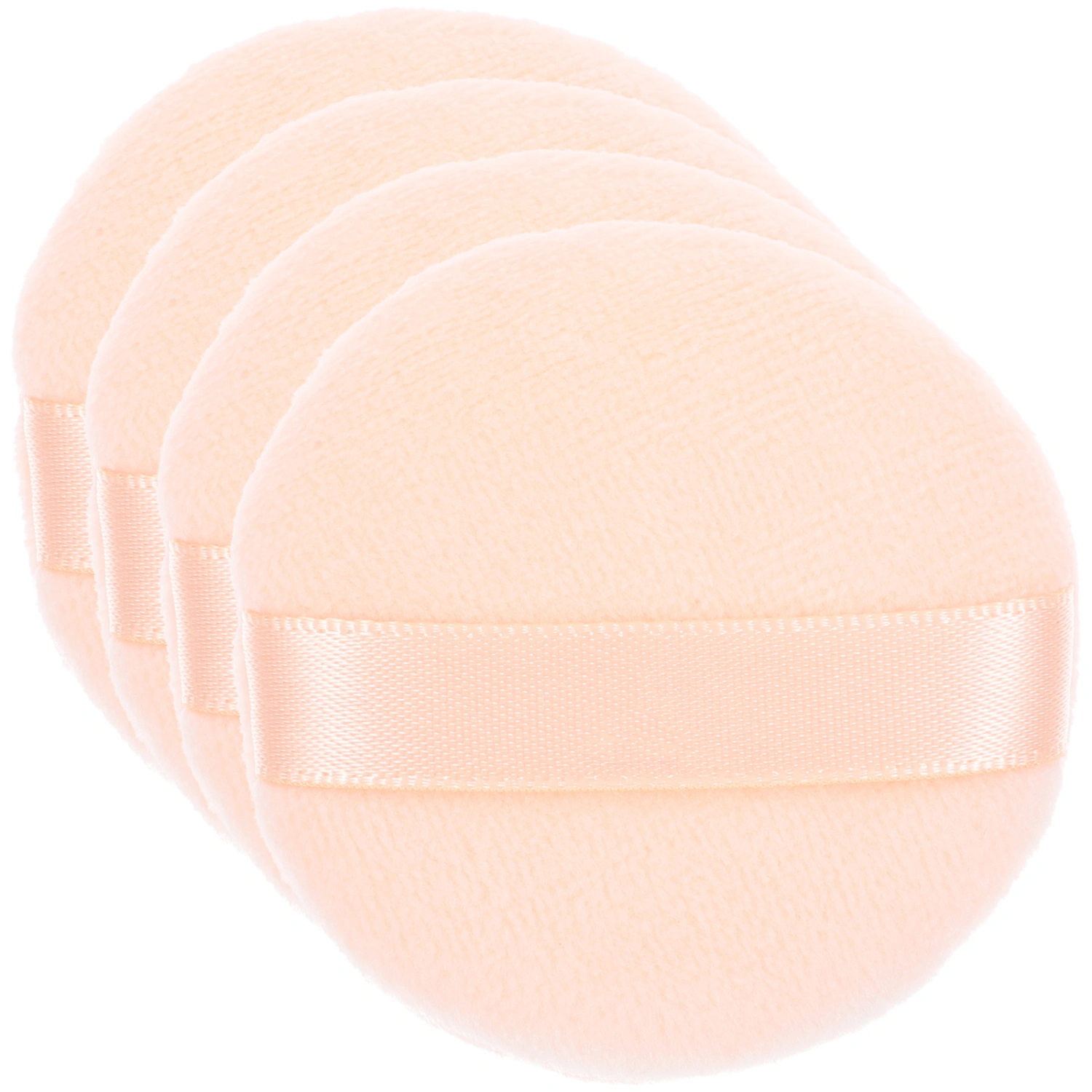 4Pcs Round Powder Puff Makeup Air Cushion Sponge Puff Non-Fluorescer Concealer Foundation Cosmetic Puff Size S