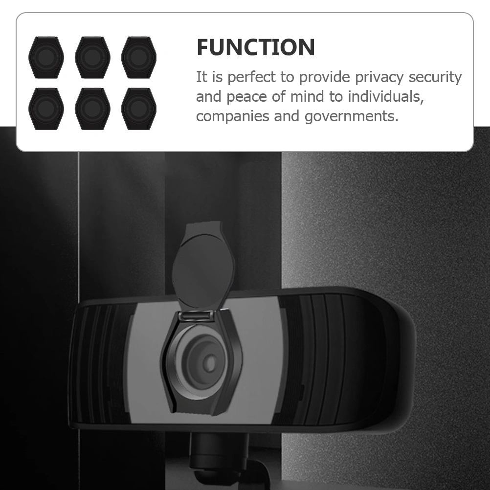 6pcs Flipping Privacy Cover Webcam Camera Adhesive Covers Safety Covers