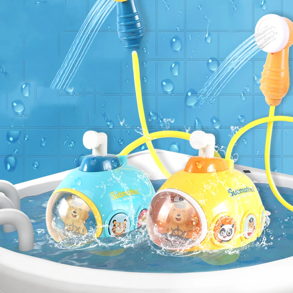 Children Bath Toy Children Electric Sprinkler Plaything Animals Pattern Submarine Model