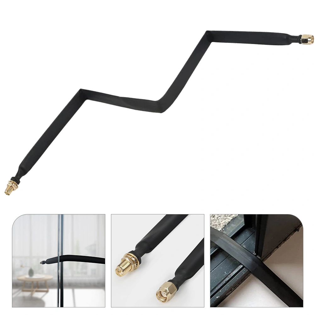 Flat Coaxial Cable Male To Female Coaxial Cable Extension Adapter Jumper Cable