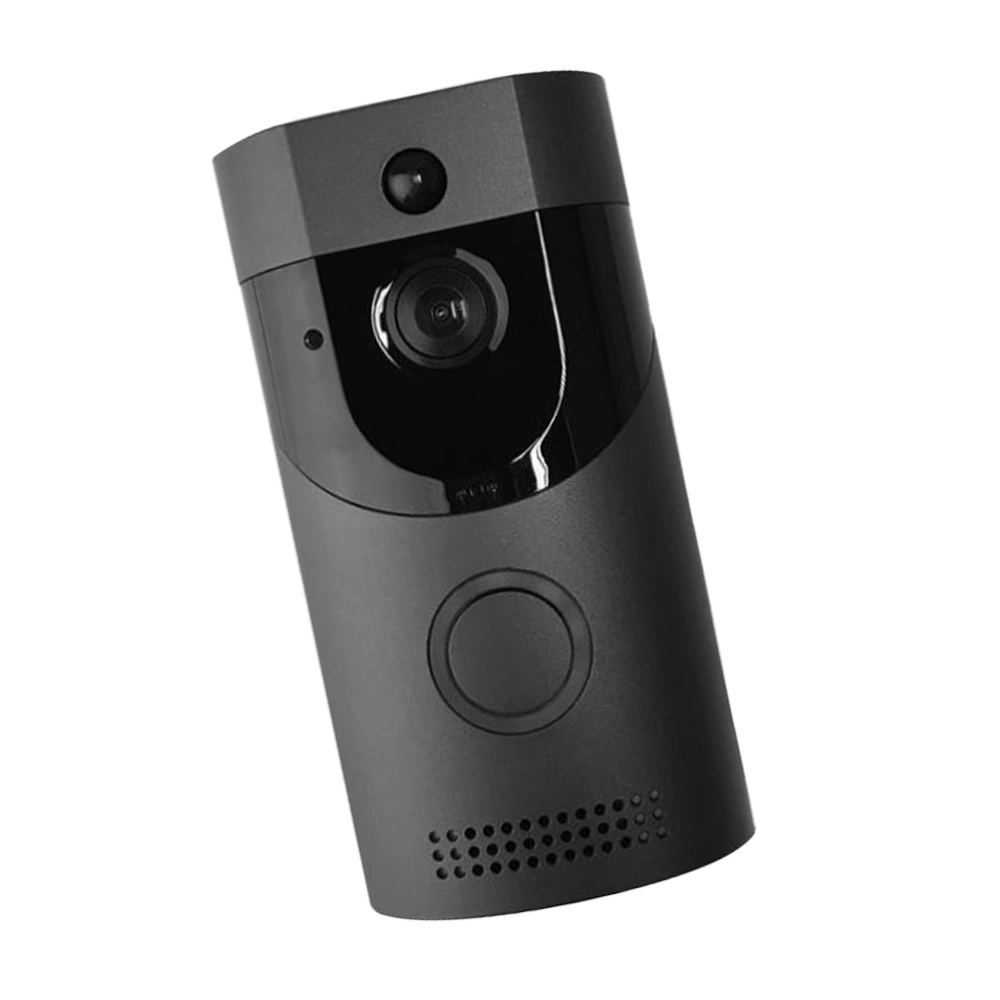 WiFi Wireless Video Camera Door Bell Phone Doorbell Intercom APP PIR Detection IR Night Vision for IOS Android (Black)