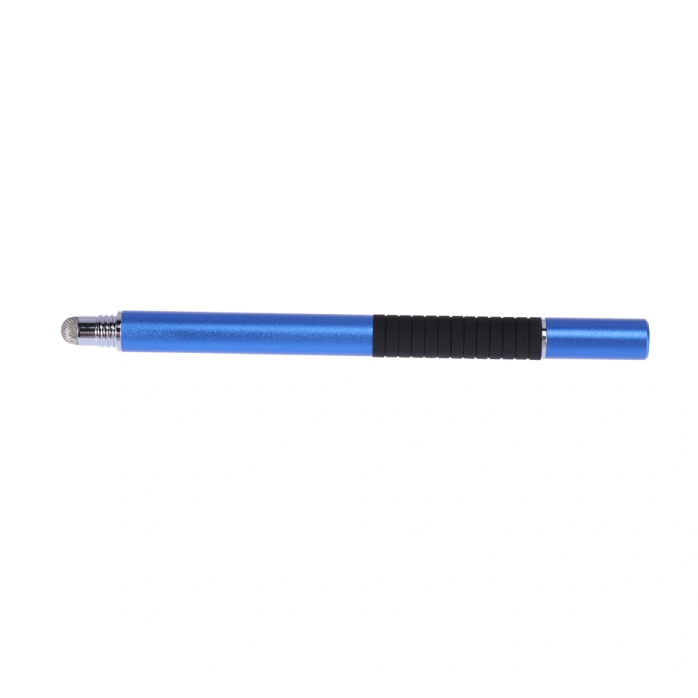 2 in 1 Multifunction Fine Point Round Thin Tip Touch Screen Pen Capacitive Stylus Pen For Smart Phone Tablet (Dark Blue)