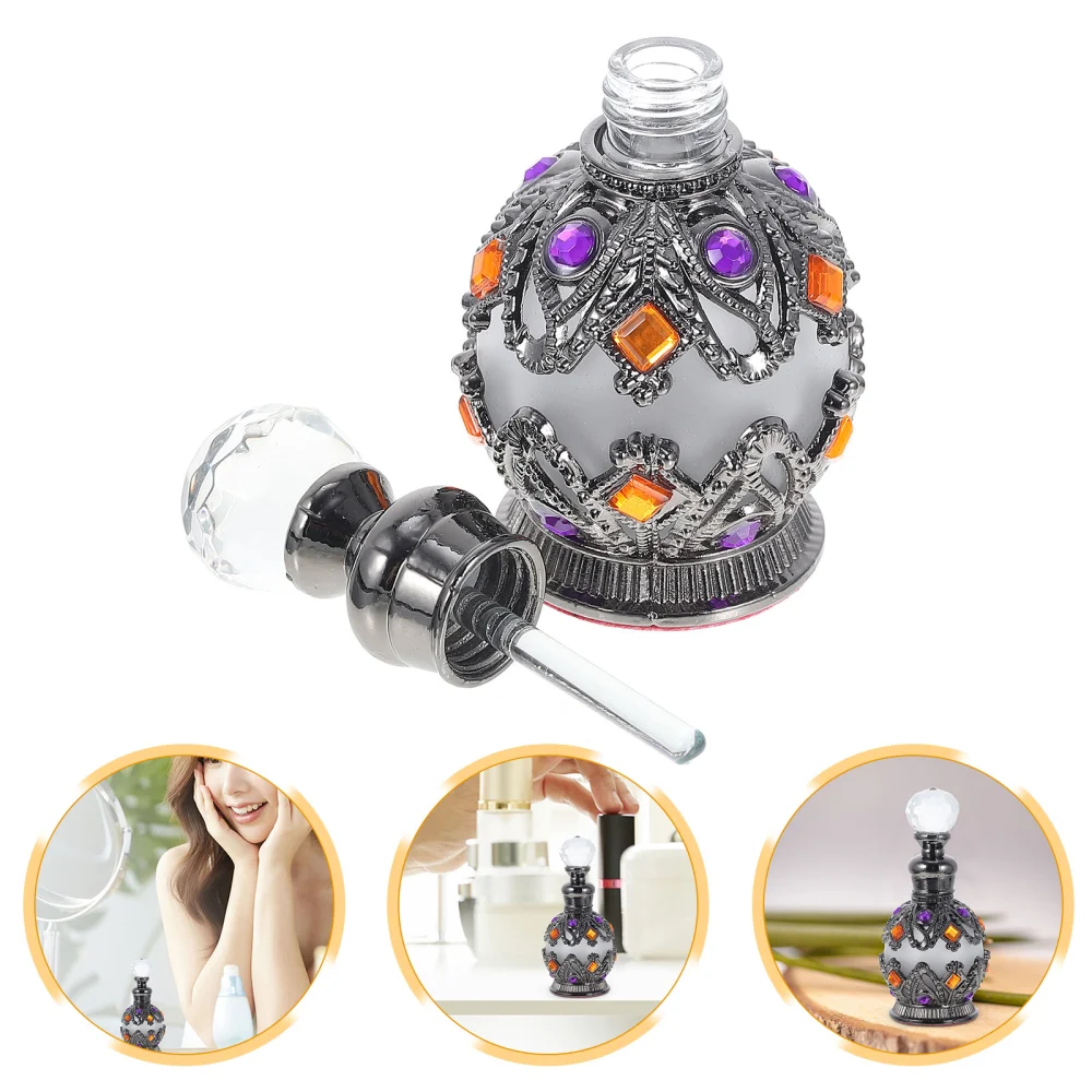 Glass Perfume Bottle Exquisite Essential Oil Container Cosmetic Storage Bottle