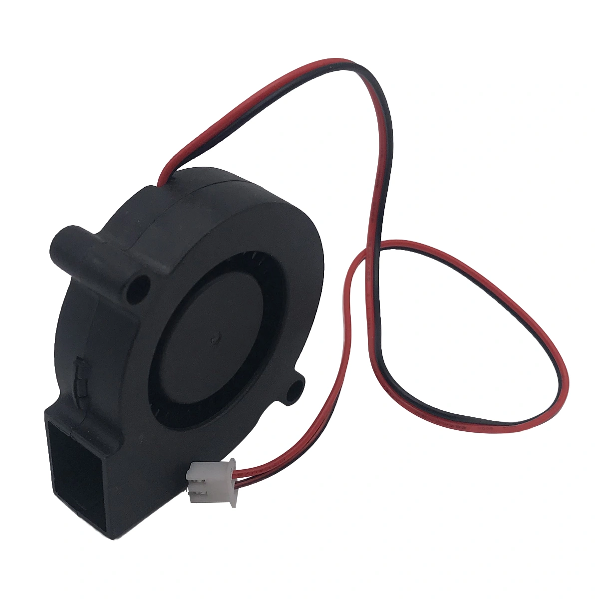2PCS 12V 5015 Blow Fan Cooler Radial Cooling Fan Bearing Front Radiator 3D Printer Parts (Black)