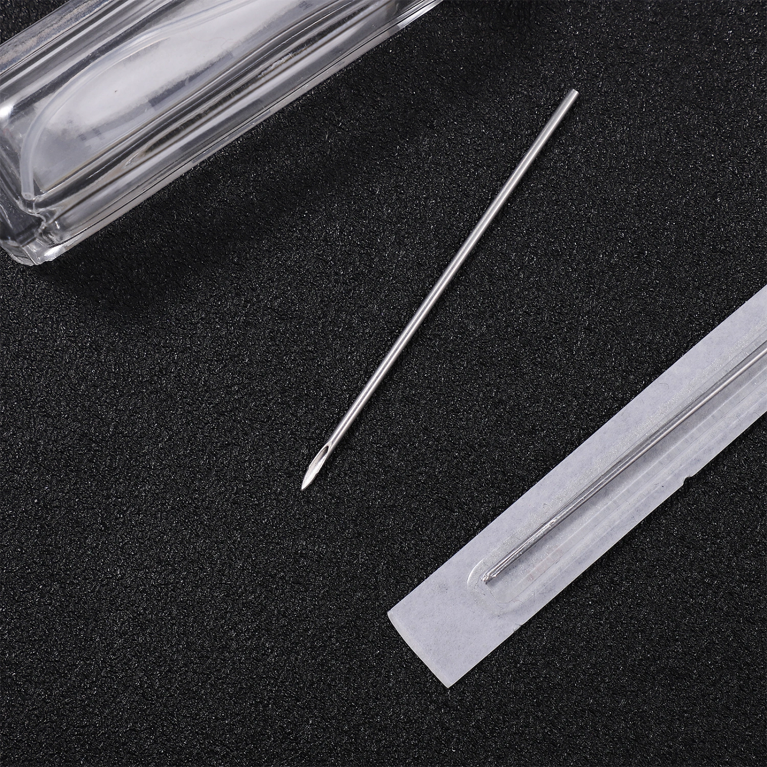 Supvox 10PCS 16G Body Piercing Needles Disposable Stainless Steel Sterile Needles Ear Nose Navel Lip Piercing Needles