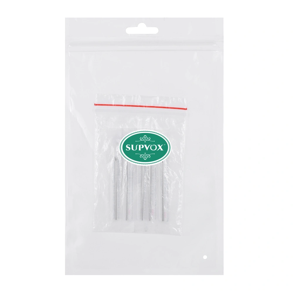 Supvox 10PCS 16G Body Piercing Needles Disposable Stainless Steel Sterile Needles Ear Nose Navel Lip Piercing Needles