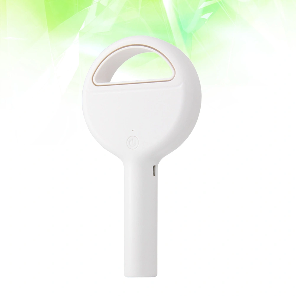 USB Charging Handheld Fan Rechargable Fan Outdoor Mini Mute Fan White