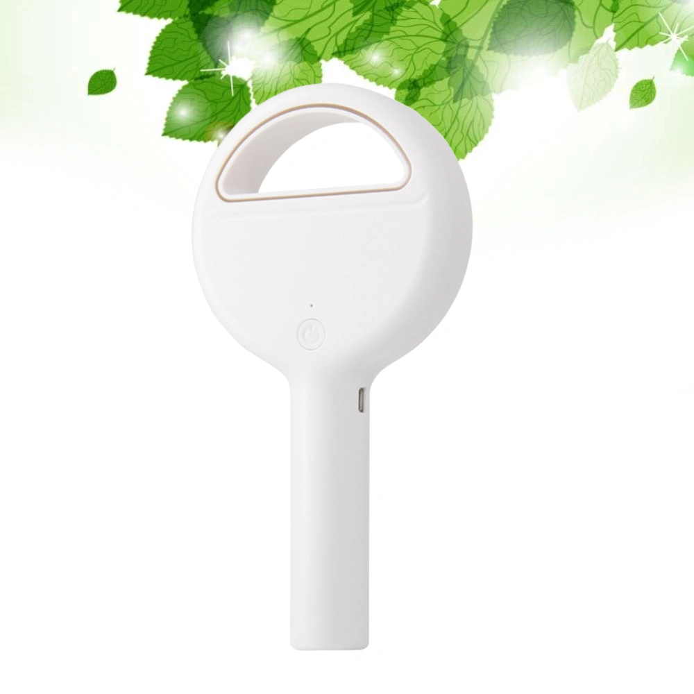 USB Charging Handheld Fan Rechargable Fan Outdoor Mini Mute Fan White