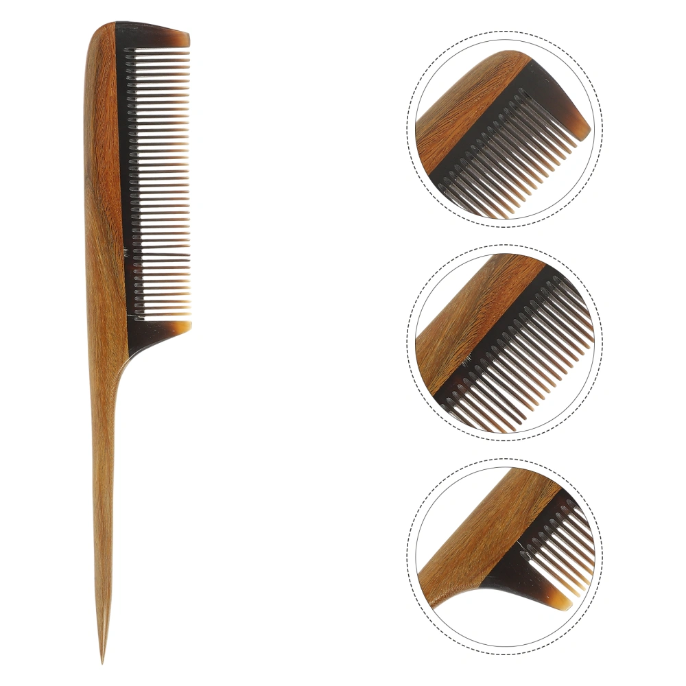 Hair Combs Sandalwood Fine Tooth Comb No static Natural Aroma Wooden Tail Comb for Women Girls