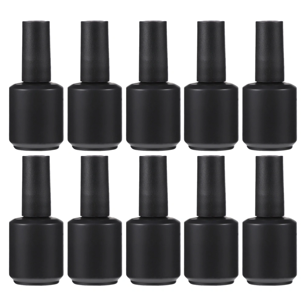 10pcs Durable Empty Bottles Nail Polish Bottles Nail Polish Dispenser Bottles