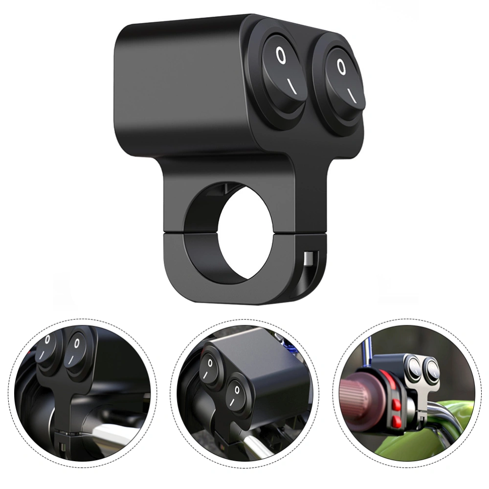 Multi-function Steering Headlamp Horn Motorcycle Handlebar Switch Flash Button