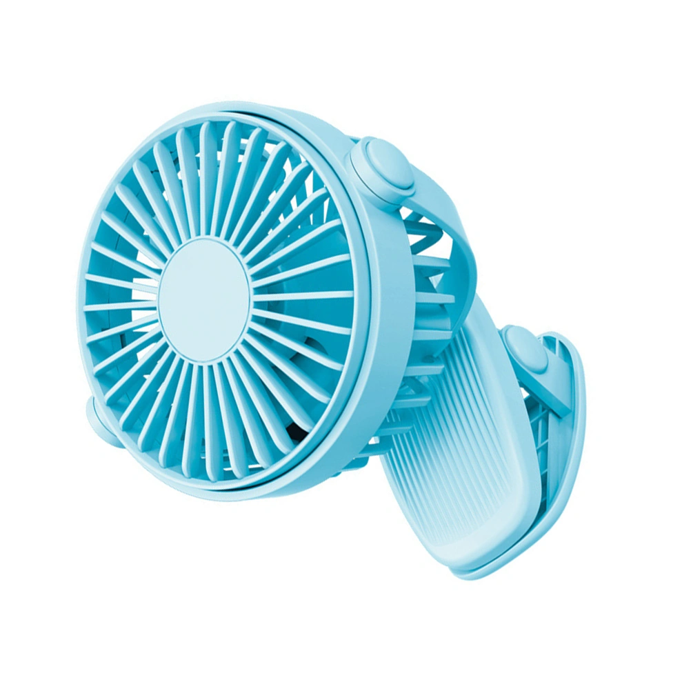 Clip On Baby Stroller Fan Personal Portable Desk Fan with Colorful Light