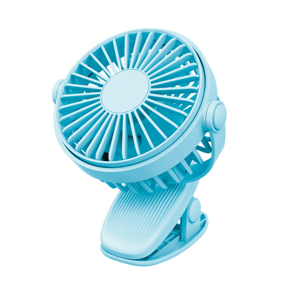 Clip On Baby Stroller Fan Personal Portable Desk Fan with Colorful Light