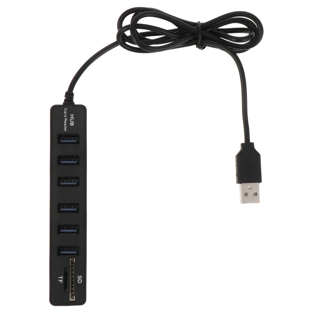 1pc Portable USB Hub Computer USB2.0 Extension Splitter Multi-function Data Hub