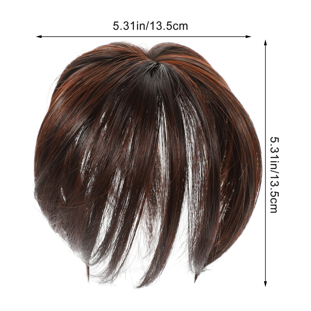 Hair Bangs Piece Bangs Wig Straight Invisible Seamless Hair Replacement Piece