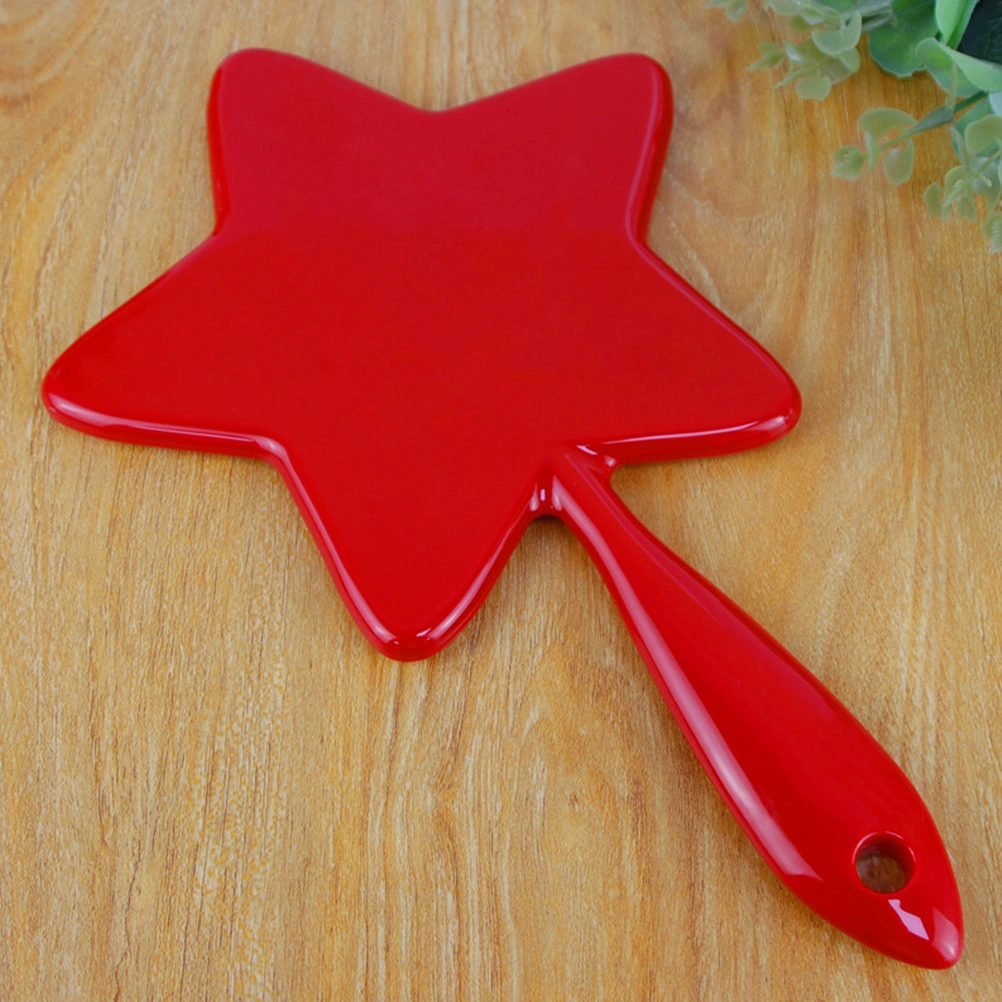 1Pc Pentastar Modeling Handhold Mirror Makeup Mirror Portable Handhold Mirror