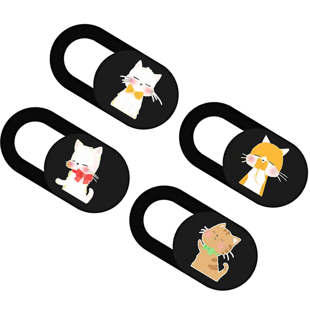 4pcs Web Cam Privacy Cover Cat Webcam Cover Adorable Laptop Privacy Camera Cover