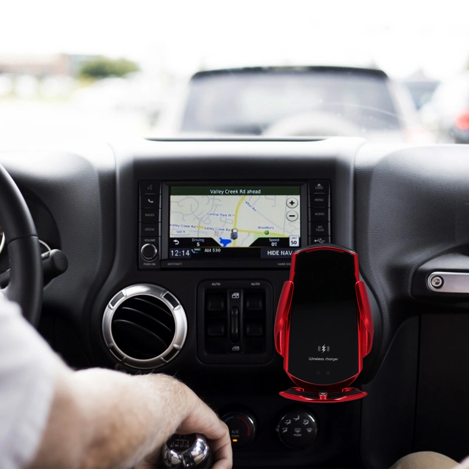 Wireless Car Magnetic Phone Charger Stand Air Vent Mounted Phone Holder