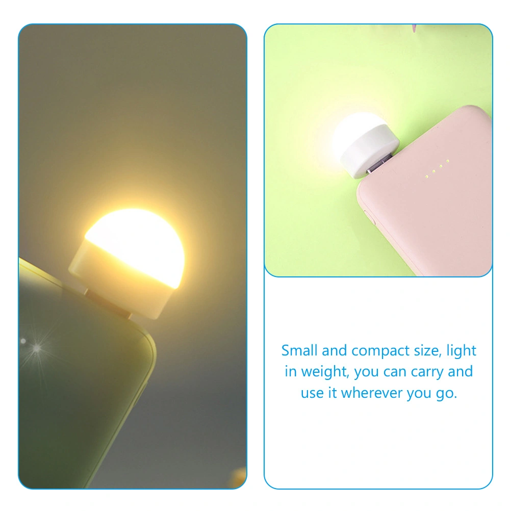 10pcs USB Night Lights Plug in USB Lights Portable Small LED Lights for Home Car