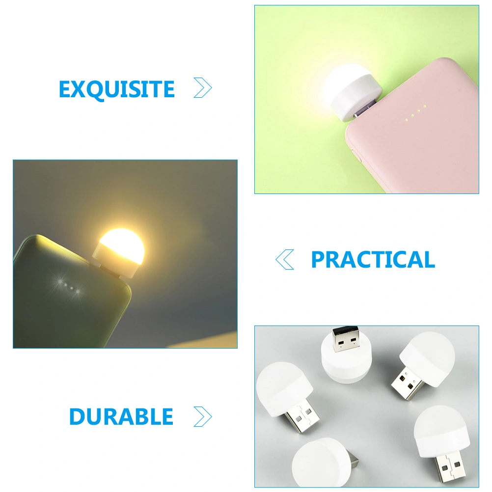 10pcs USB Night Lights Plug in USB Lights Portable Small LED Lights for Home Car