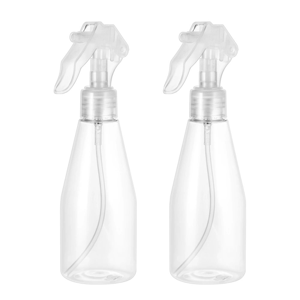 OUNONA 2 PCS Spray Bottle Plastic 200ml Bottles Safe Odorless Sprayer Leak-Proof for Cleaning Products Garden Beauty Treatment (White)