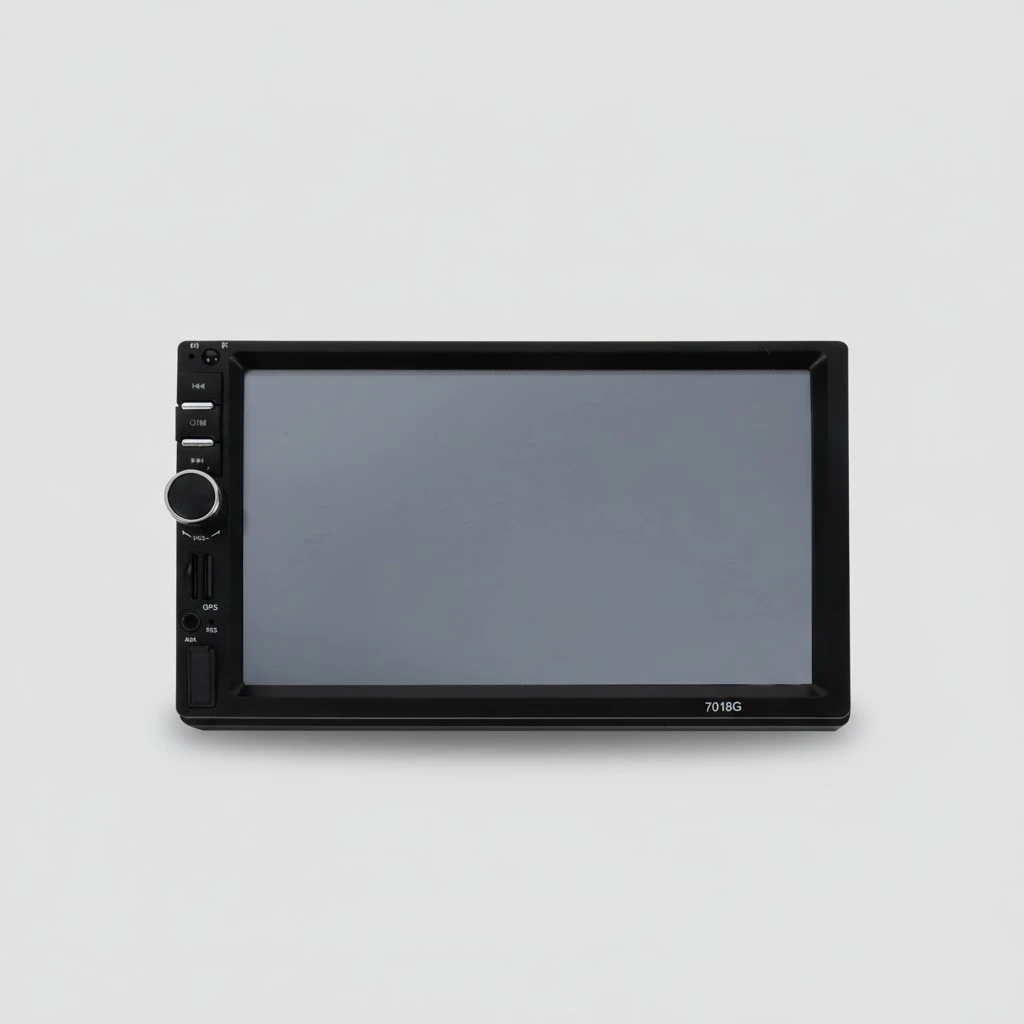 7.0 Inch Car Stereo MP5 Player withTouch Screen FM Radio Rear View Camera (7018G+Camera+Europe Map)