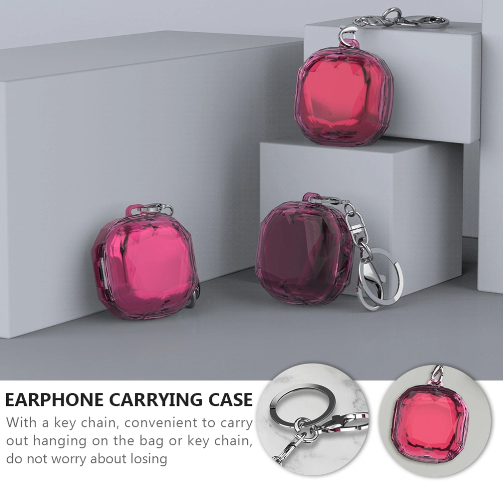 1pc Transparent Headphone Box Protective Case Compatible for Galaxy Buds live