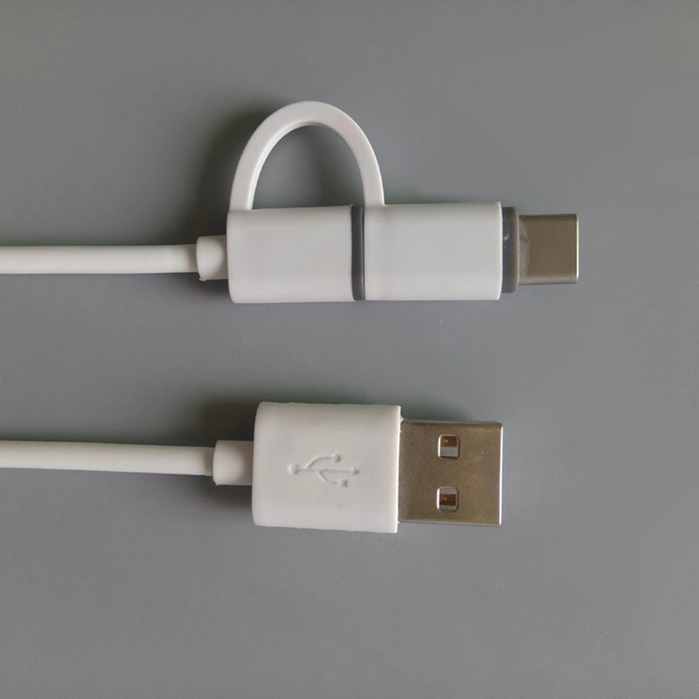 2 in 1 Micro USB Type C USB Cable 1M Charging Cord with USB Type C to Micro USB Adapter for Galaxy S9 S8 Note 8 S8+ LG Pixel Nexus 6P 5X