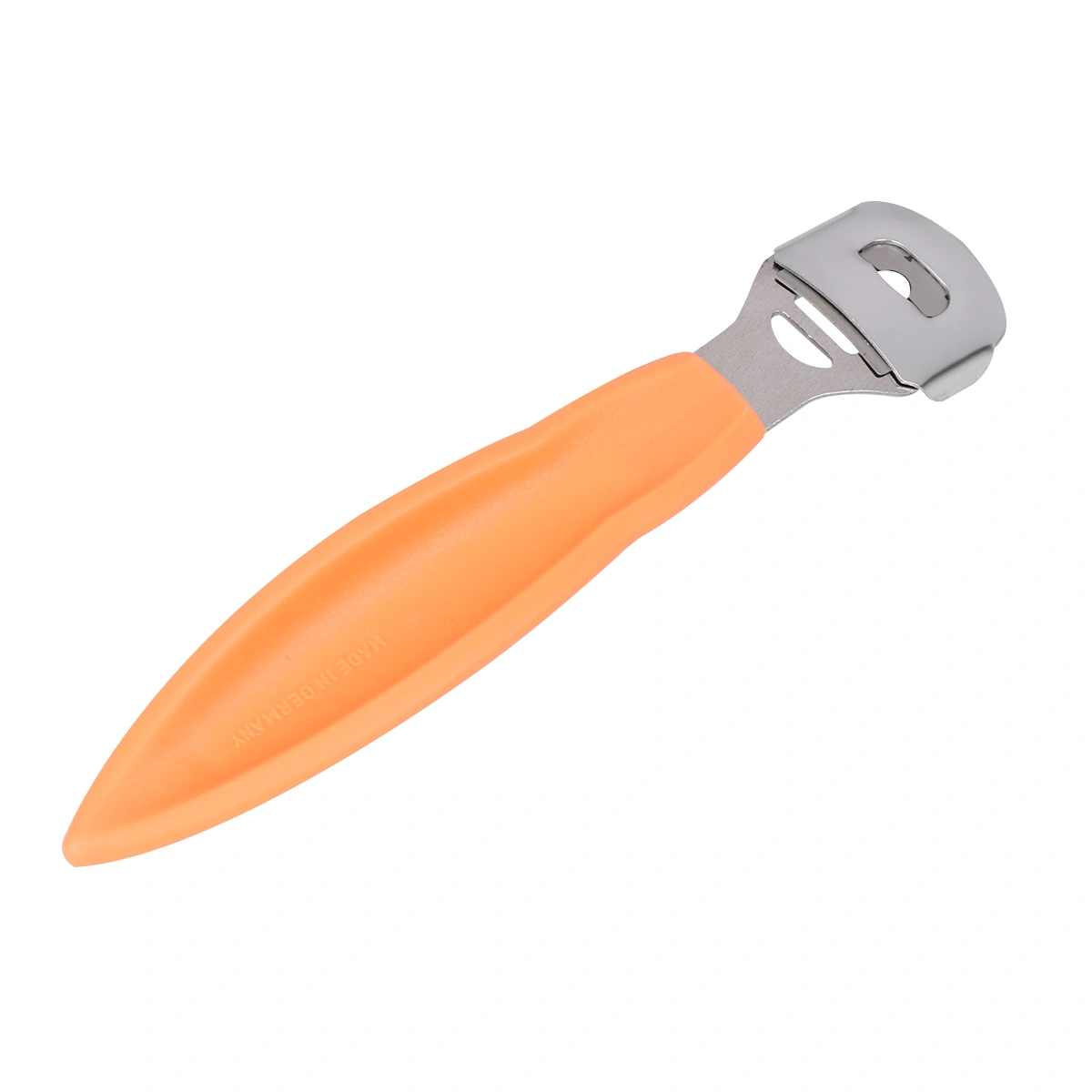 3pcs Foot Care Pedicure Callus Shaver Hard Skin Heel Shaver Rasp Cutter Pedicure Tool Non-slip Handle (Orange)