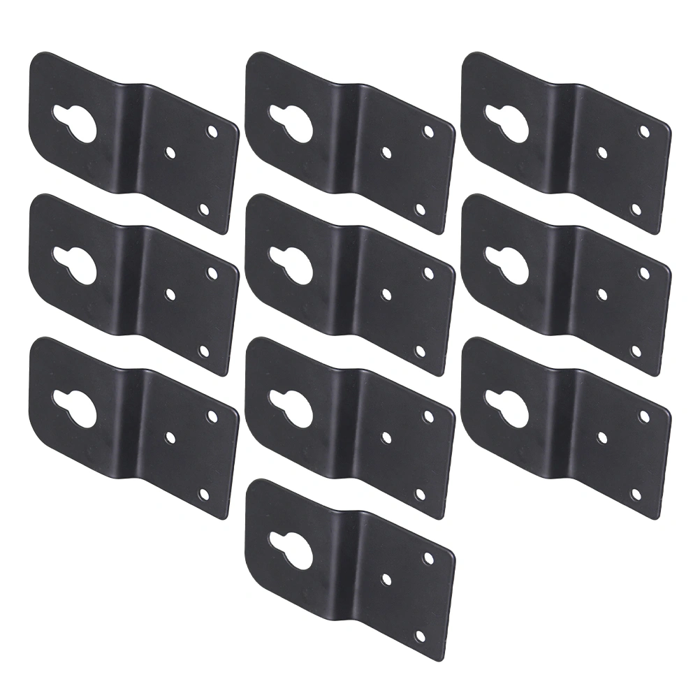 10 Pieces Speaker Hanger Plate Thickened Surround Sound Box Hook Supply